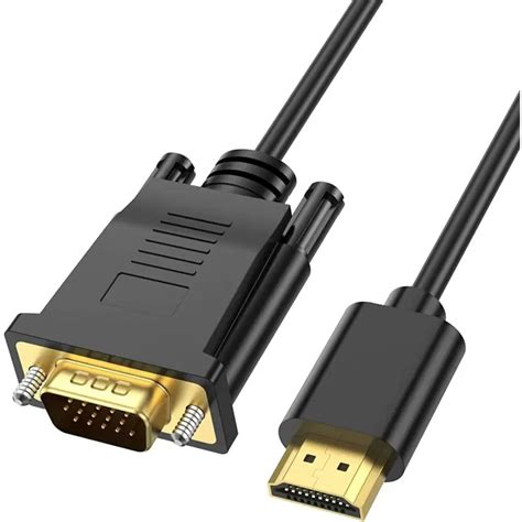 Dhruvga Hdmi Cable 3 M Hdmi To Vga Cable 3m Unidirectional Hdmi To Vga Video Converter Male To