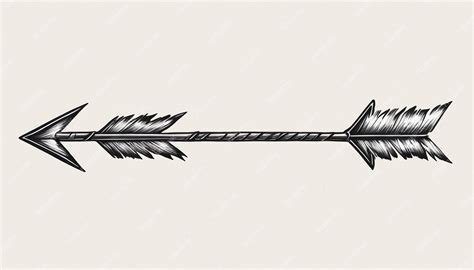 premium photo  drawing   sharp arrow   sharp arrow pointing