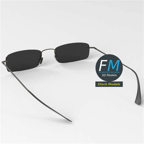 Sunglasses Rimless 3d Model Cgtrader