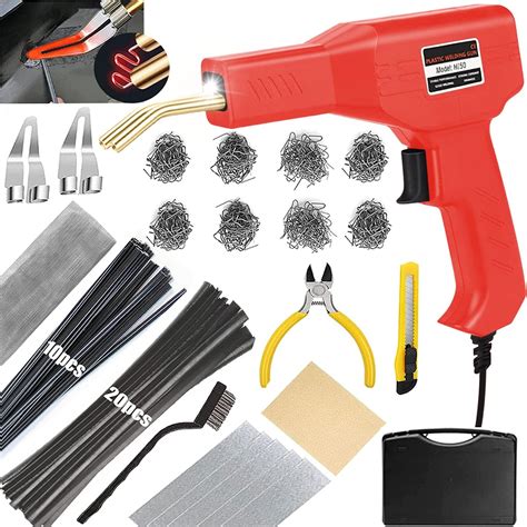 Upgraded 150W Plastic Welder Bumper Repair Kit 2 In 1 Plastic Welding