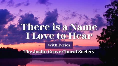 There Is A Name I Love To Hear Oh How I Love Jesus Cherished Hymn And On Screen Lyrics Sing