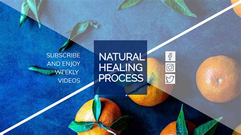 Natural Healing Youtube Banner Template Mediamodifier