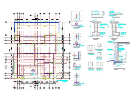 Cimentación de una casa en AutoCAD Descargar CAD 326 06 KB Bibliocad