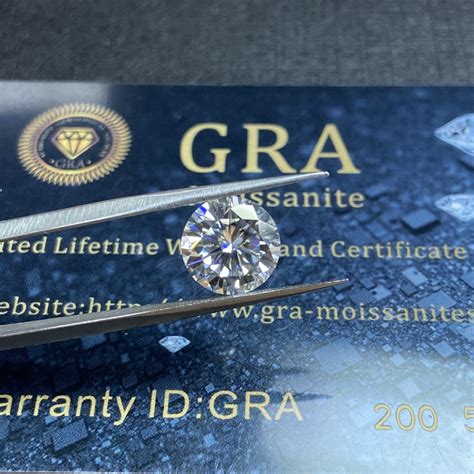 Labor Diamant Moissanite Ausgezeichnete 10 Ct Karat 65mm Gh Farbe