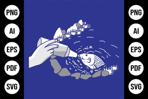 Catch Fish Graphic By Arsad Uzzaman Creative Fabrica