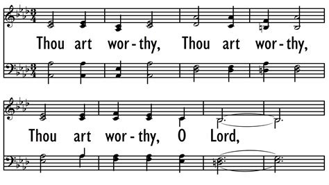 THOU ART WORTHY | Digital Songs & Hymns