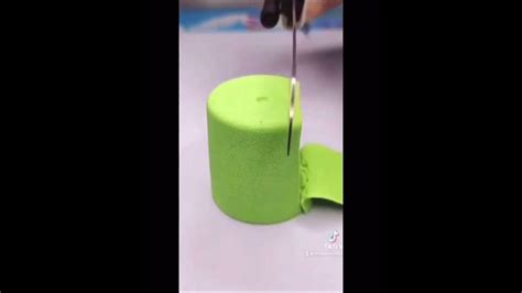 Kinetic Sand Art Satisfying Videos Kinetic Sand Asmr Cutting