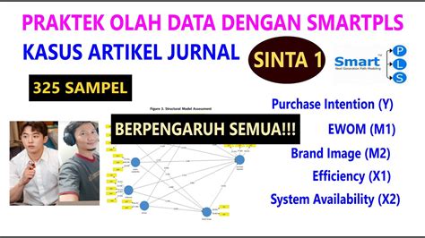 Olah Data Smartpls Kasus Jurnal Sinta Juni Youtube