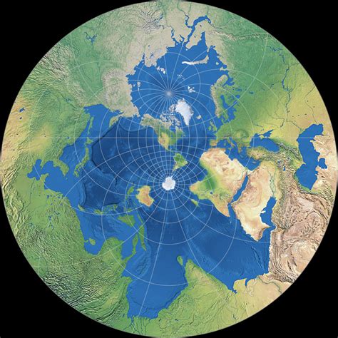 Stereographic Projection Map