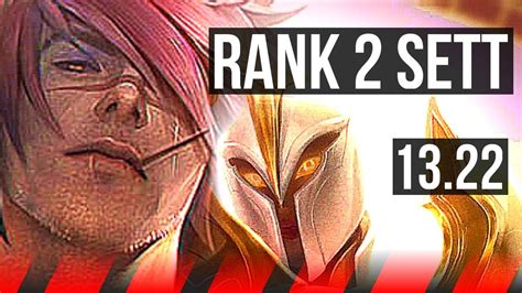 SETT Vs KAYLE TOP Rank 2 Sett 4 1 6 NA Challenger 13 22 YouTube