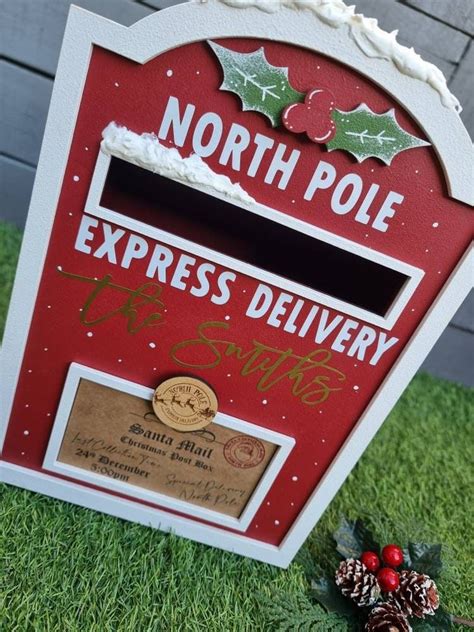 Santa Mail Box Christmas Santa List Festive Postbox Etsy UK In