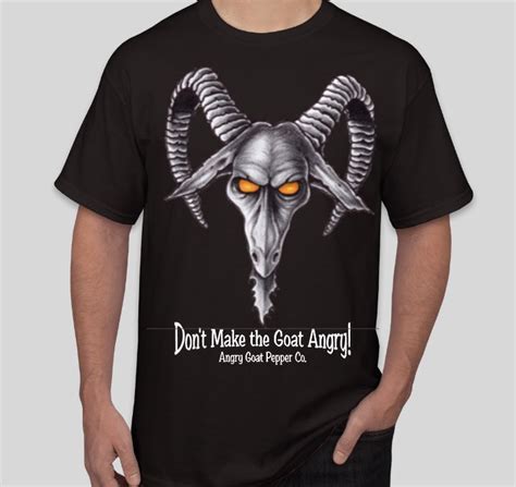 Goathead T-Shirt- Black – Angry Goat Pepper Co.