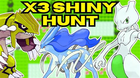 Shiny hunting my 1st EVER 1 8 192 Full Odds Legendary Pokémon YouTube