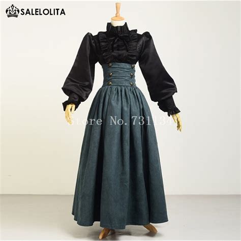 Falda Vintage Steampunk Para Mujer Traje G Tico Victoriano De Cintura