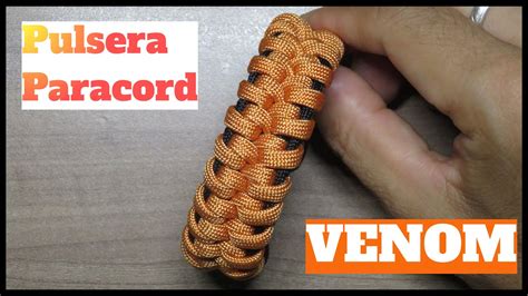 Como Hacer Facil Y Sencillo Una Pulsera Venom Paracord Bracelet Youtube