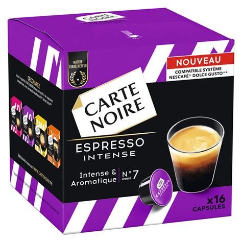 Carte Noire Espresso Capsules De Café Intense Chronodrive