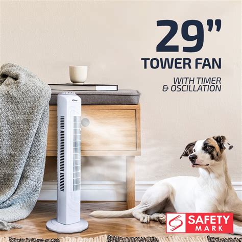 Powerpac Tower Fan Table Fan Desk Fan With Oscillation Pptf