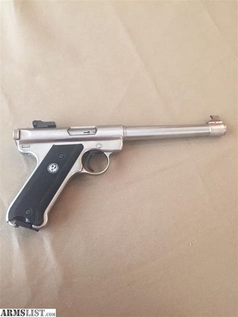 Armslist For Sale Ruger Mark Ii 22 Lr Stainless Target Pistol