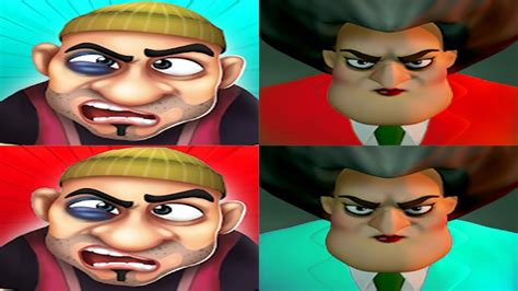 Scary Robber Home Clash VS Scary Teacher 3D Christmas Level VS