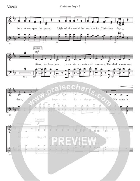 Christmas Day Sheet Music Pdf Worshipteam Tv Praisecharts