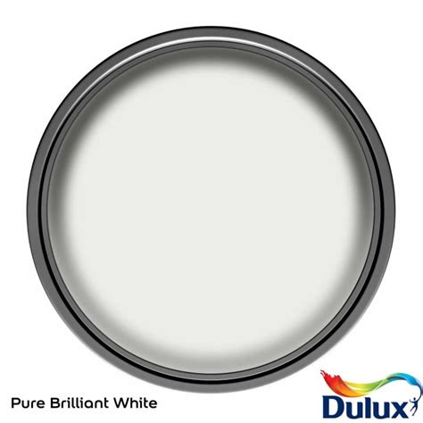 Dulux Quick Dry Satinwood Paint Pure Brilliant White 750ml Painting