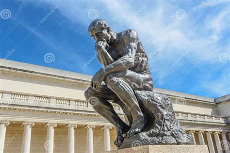 Rodin Thinker Statue Editorial Photography Image Of Body 25917677