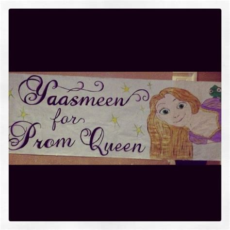 Tangled Theme My Daughter Yaasmeen Was Running For Prom Queen 2013