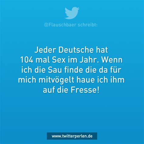 Jeder Deutsche Hat 104 Mal Sex Im Jahr Twitterperlen