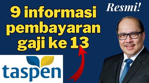 Resmi Informasi Resmi Pembayaran Gaji Ke Tahun Asn Dan