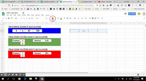 Google Sheets Calculator Template