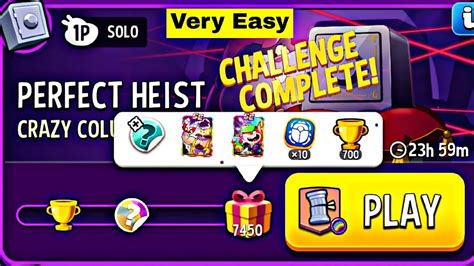 Crazy Columns Rainbow Solo Challenge Perfect Heist Very Easy