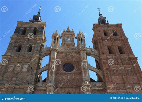 Astorga Cathedral stock image. Image of astorga, gothic - 20815943