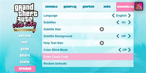 Every Cheat Code For Grand Theft Auto Vice City Definitive Edition