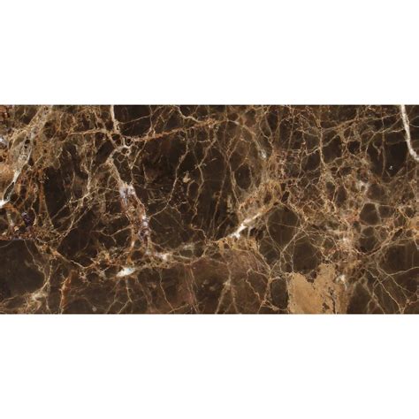 6 X 12 Polished Emperador Dark Marble Tile Tilephile