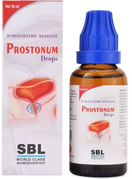 Buy SBL Prostonum Drops 30m Homeopathic Medicines Pack Of 2 Online At