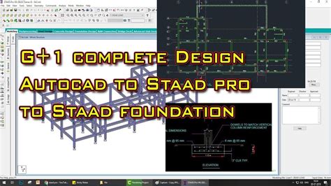 Staad Pro V8i Foundation Design Tutorial