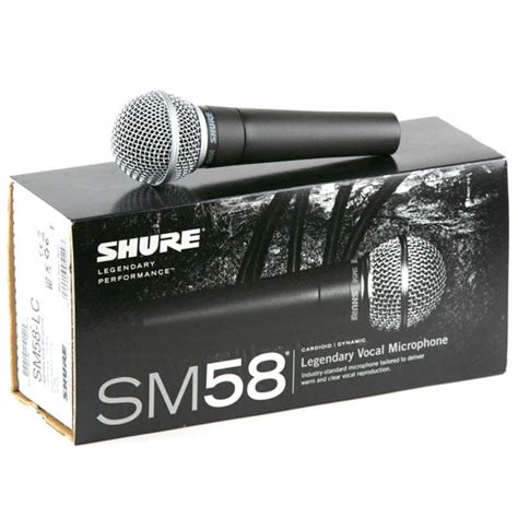 MicrÓfono Shure Sm58 Lc Audio Iluminación Dj Instrumentos