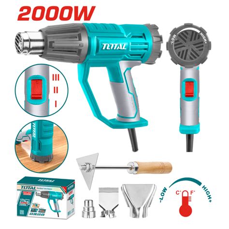 Pistola de Calor Total 2000W 550º TB20045 Tienda Virtual