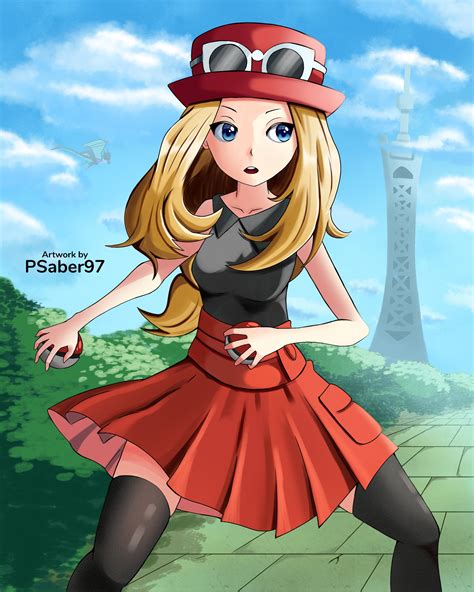 Pokemon Serena Fan Art