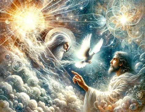 ai generated holy trinity divine unity royalty  stock