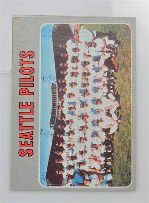 1970 Seattle Pilots Team Card Topps #713 | Property Room