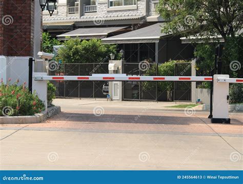 Automatic Barrier Gate, Security System For Building And Car Entrance ...