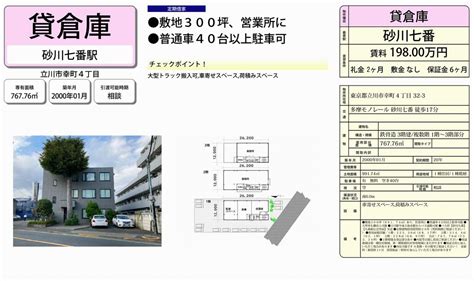 東京都立川市幸町4 32 3砂川七番駅砂川七番 貸倉庫の貸倉庫・貸工場・貸地テナントcom 6015