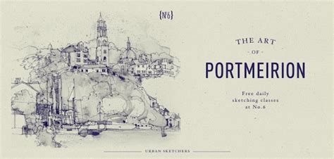 Festival No 6, Portmeirion, North Wales - Urban Sketchers