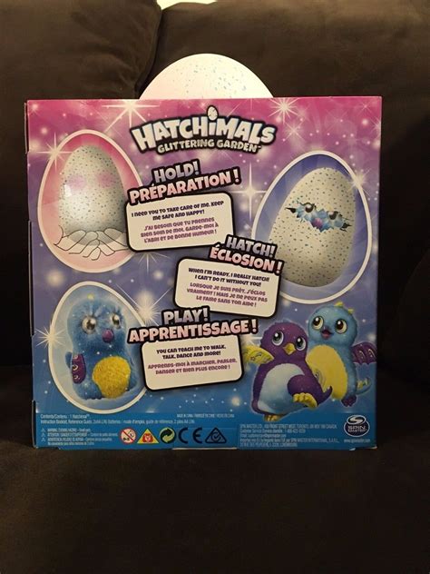 New Hatchimal Blue Glittering Garden Shimmering Draggles Egg Hunt Ebay