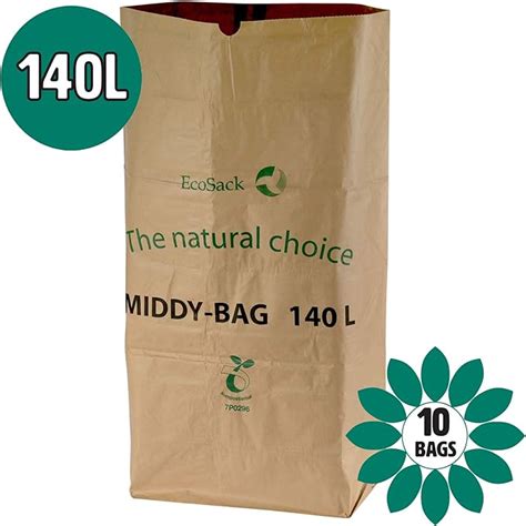 Litre X Paper Compostable Wheelie Bin Liners Biodegradable