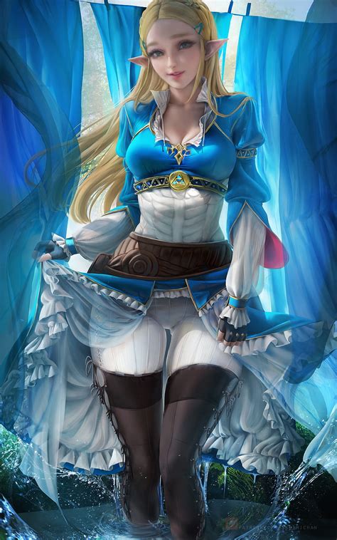 Princess Zelda The Legend Of Zelda The Legend Of Zelda Breath Of The Wild Hd Phone Wallpaper