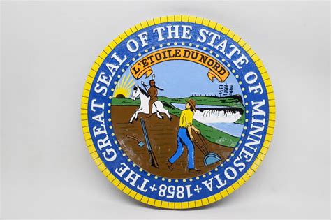 Minnesota State Seal Plaque Scalecraft