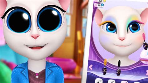 My Talking Angela Great Makeover New Gameplay For Kids Youtube