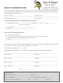 Fillable Property Or Account Request For Information Form Town Of